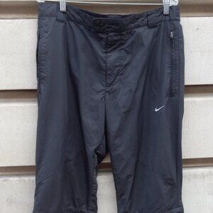 NIKE Clima-Fit Golfing Weatherproof Pants Large Black Long Short Leg (L)